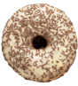 donut with chocolate